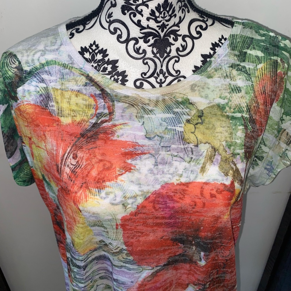 Breckenridge Size Large Multiple Color Floral Sho… - image 5